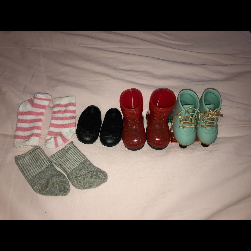 Shoes and socks for American Girl doll